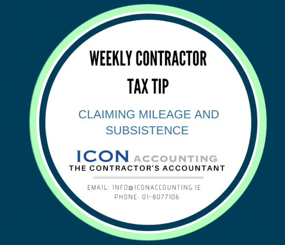 Claiming Tax Relief on your Mileage and Subsistence Costs while Contracting