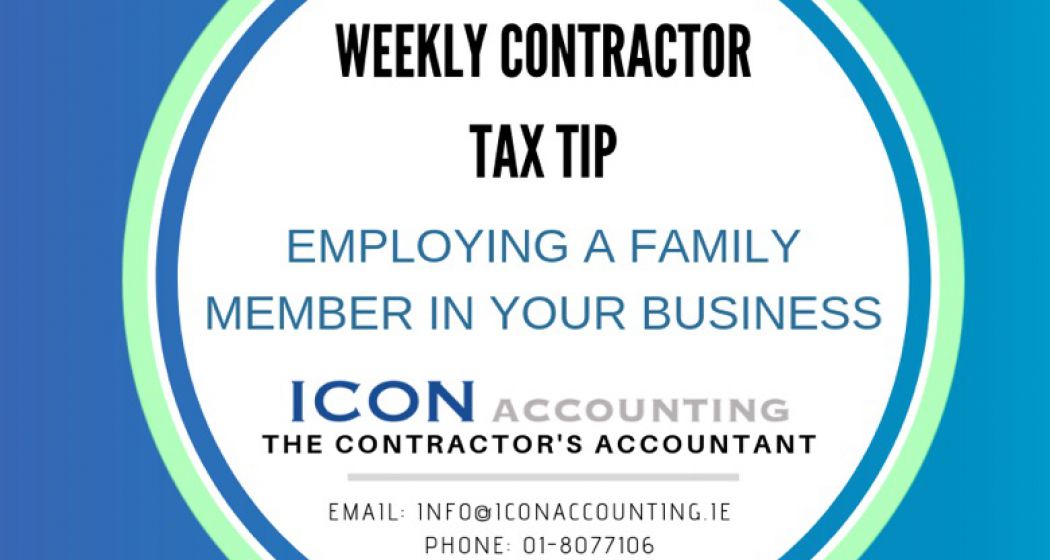 Employing a family member in your business