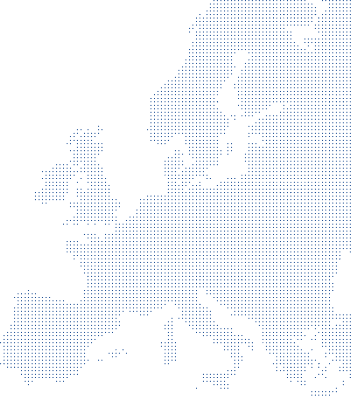 Europe made up of dots
